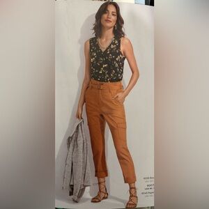 Cabi paper bag cargo pant